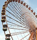 The picture shows part of the Ferris Wheel at the Anna Fair.